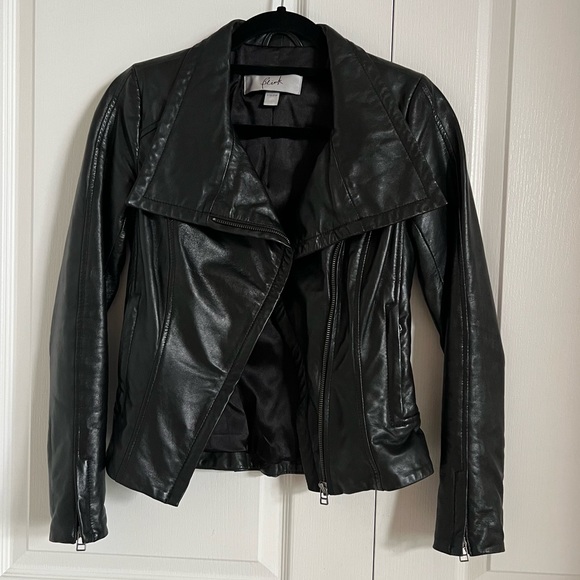Black Danier leather jacket size 3XS - Picture 2 of 4